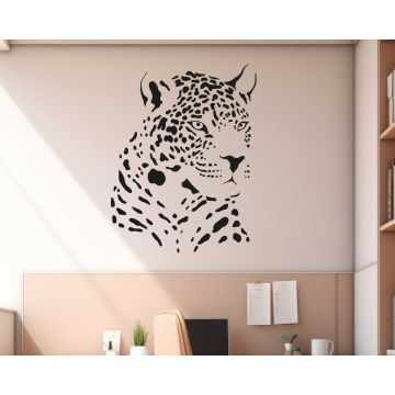 Best Animal Cheetah Face Wall Stickers For Nursery Decoration