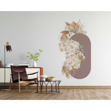 Best Beautiful Floral Vinyl Wall Stickers For Bedroom Decoration 