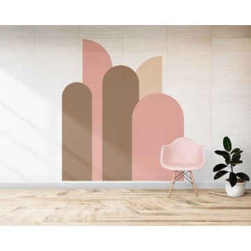 Best Boho Abstract Arch Shapes Wall Decals For Bedroom Decoration 