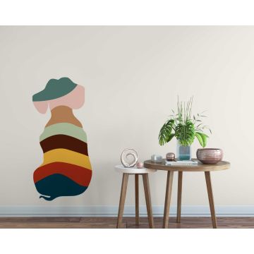 Colorful Dog Wall Stickers