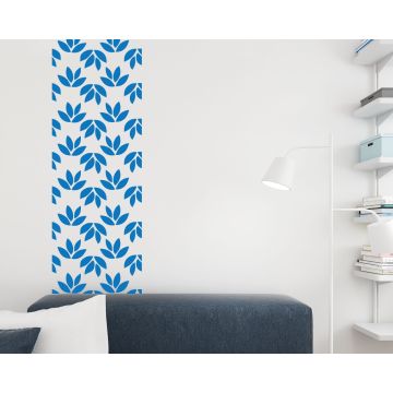 Pretty Leaf Floral Pattern Wall Decals For Home And Office Decoration 