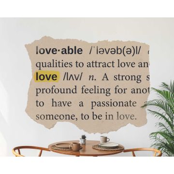 Love Dictionary Png Ephemera Collage Element Sticker For Home Decoration 