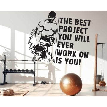 Motivational Gym Quotes Wall Stickers for Gym Wall Decor