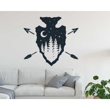 Best Shield And Arrow Vinyl Wall Decals For Home Wall Decorations