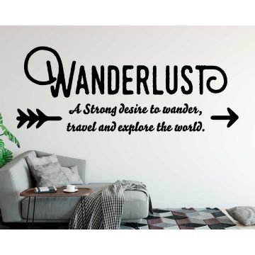 Best Wanderlust Motivational Quotes Vinyl Stickers