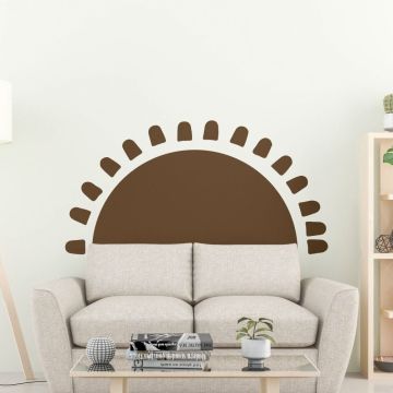 Boho earthy sun wall decal nursery wall decor boho wall sticker