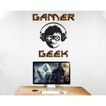 Gamer Geek Gaming Wall Stickers For Boys Room Wall Decor