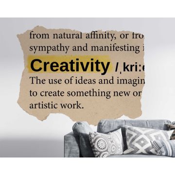 Creativity Png Dictionary Word Wall Decal For Home Decoration 