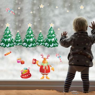 Beautiful Christmas Tree Stickers for Window Decoration. Shop now
