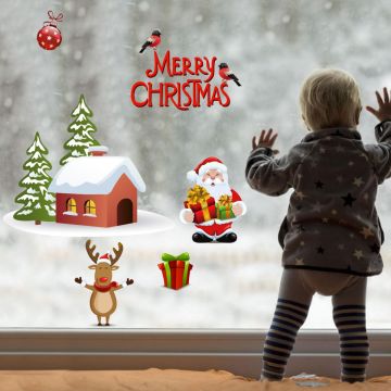 Merry Christmas, Home, Santa & Gifts Window Stickers for Christmas. Shop now