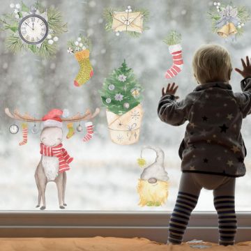 Best Beautiful Christmas Windows Decorating Stickers. Shop now