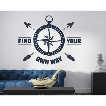 Find Your Own Way Best Motivational Quotes Wall Decals