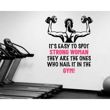 gym wall decal
