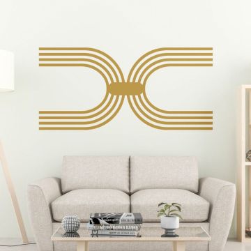 Half arch wall decal abstract boho wall stickers home decor 