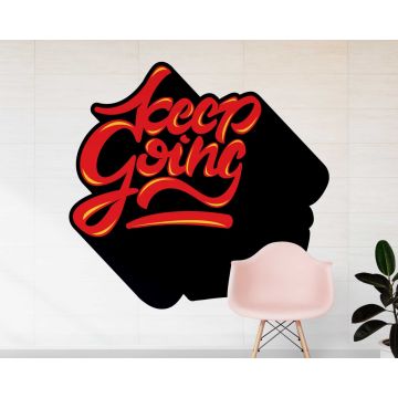 Keep Going Motivational Quote Vinyl Wall Decals