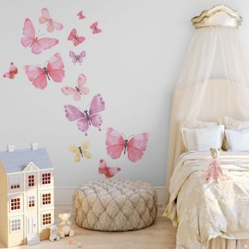 Kids room decoration butterfly wall stickers for nursery