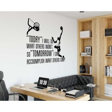 Motivational Quotes Gaming Sports Wall Decals 