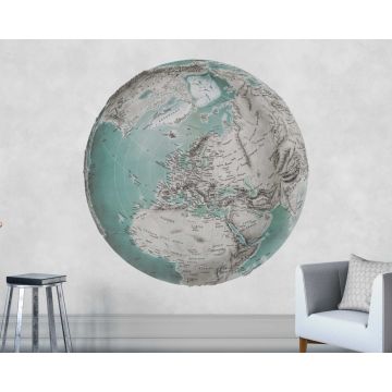 Beautiful Globe Vinyl Wall Stickers  
