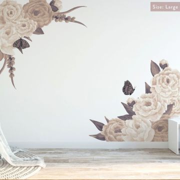 Peonies flowers home decoration bedroom kids bedroom