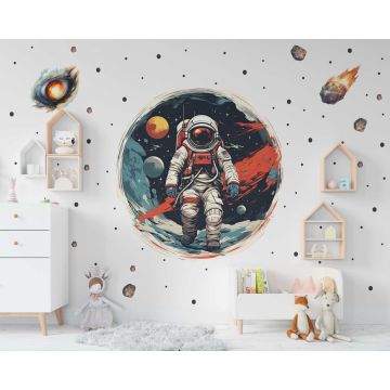 Best Premium Quality Astronaut and Planet Space Wall Stickers