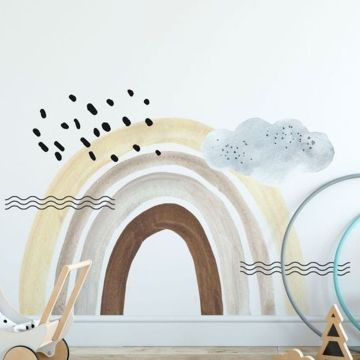 Rainbow stickers for kids room decor home decor