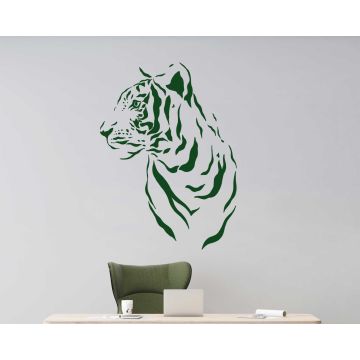 Tiger Face Jungle Animal Wall Decals