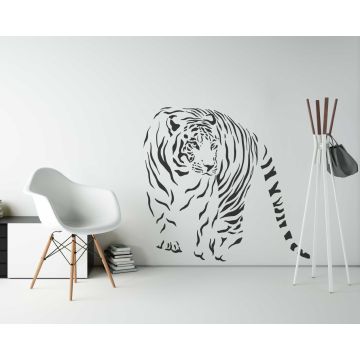 Walking Tiger Animal Wall Decals