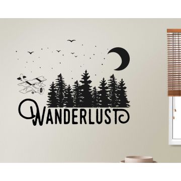 Wanderlust Motivational Quote Wall Stickers For Daily Inspiration