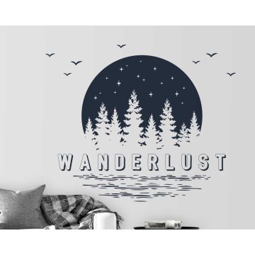 Wanderlust Vinyl Stickers