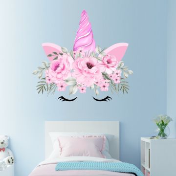 Beautiful Unicorn Horn Vinyl Wall Stickers for Room Wall Decor