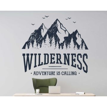 Wilderness Adventure Is Calling Quotes Wall Stickers For Daily Motivation