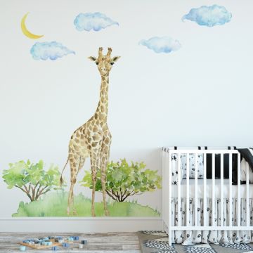 Best Giraffe Animal Vinyl Wall Stickers for Kids Room Wall Decor