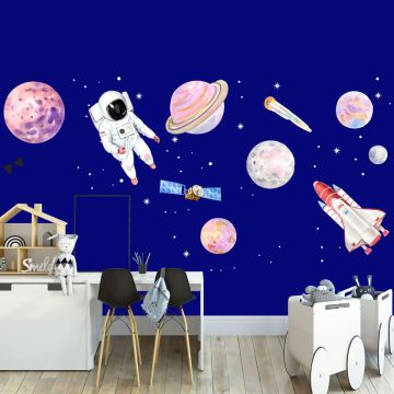 Beautiful Astronaut Vinyl Wall Stickers for Room Wall Decor