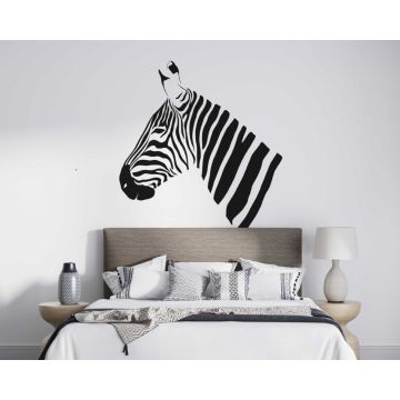 Safari Animal Zebra Face Wall Decals