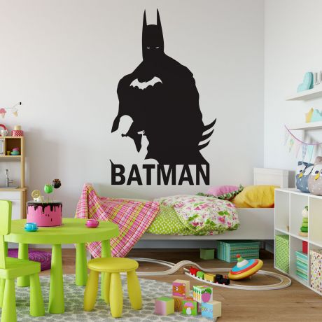 Batman Vinyl Wall Art Sticker for Childrens Themed Room