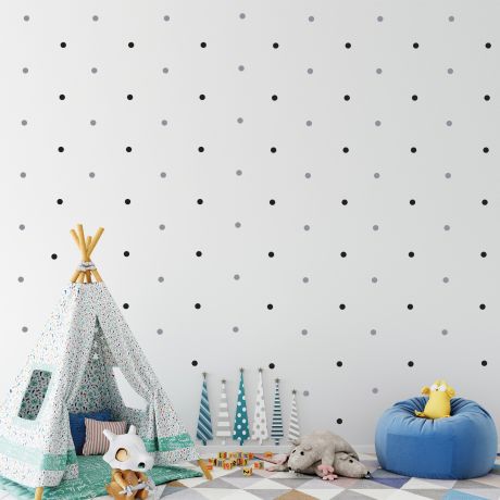 Mixed Colour Polka dot Wall Decals Pattern Vinyl Wall Wall Sticker