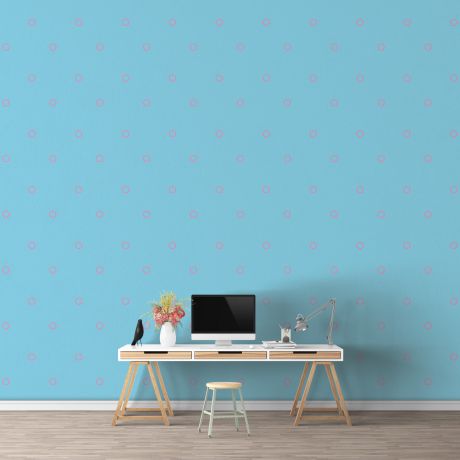 Outlined Polka dot Wall Decals Pattern Vinyl Wall Sticker
