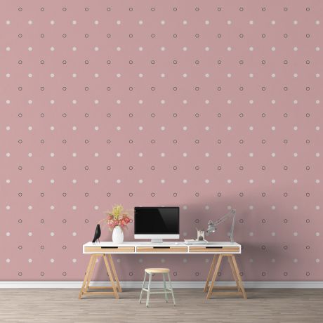 Mixed Colour Dots and Outlined Polka dot Wall Decals Pattern Vinyl Wall Wall Sticker