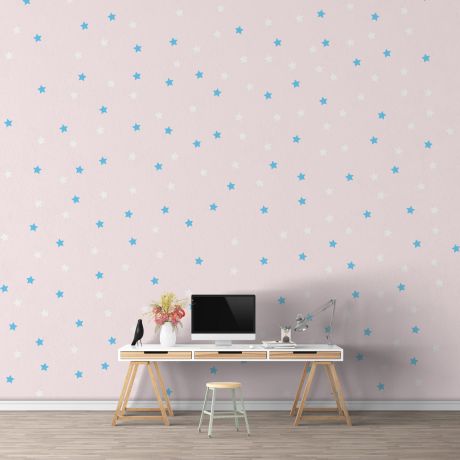 Mixed Colour Star Wall Decals Pattern Vinyl Wall Wall Sticker