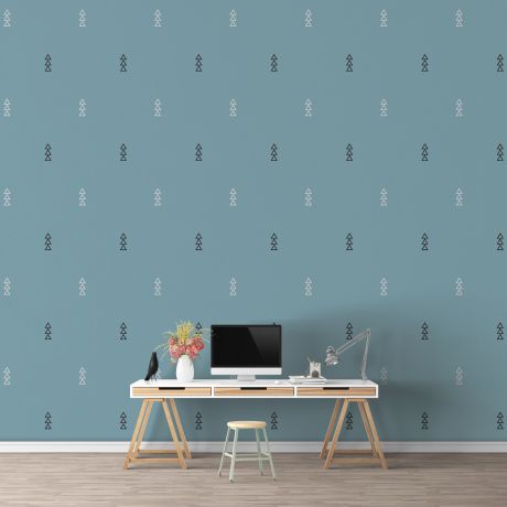 Outlined Triangle Wall Decals Pattern Vinyl Wall Wall Art