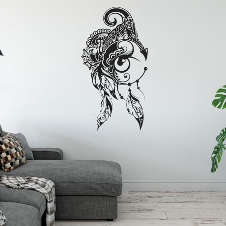 Floral pattern design Vinyl wall stickers 