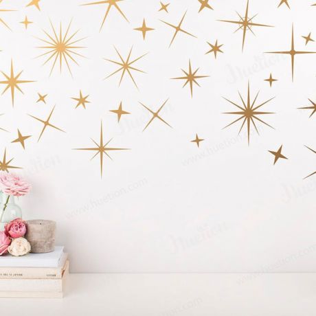 Sparkle Wall Decals for Star Wall Decor