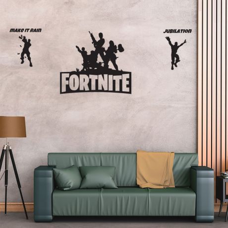Fighting Fortnite Vinyl Wall Sticker