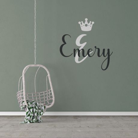 Personalized Girls Name Vinyl Wall Stickers for Children Room