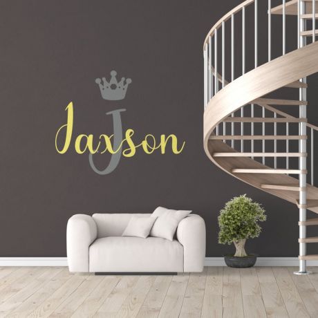 Personalized Girls Name Vinyl Wall Stickers for Children Room wall decal