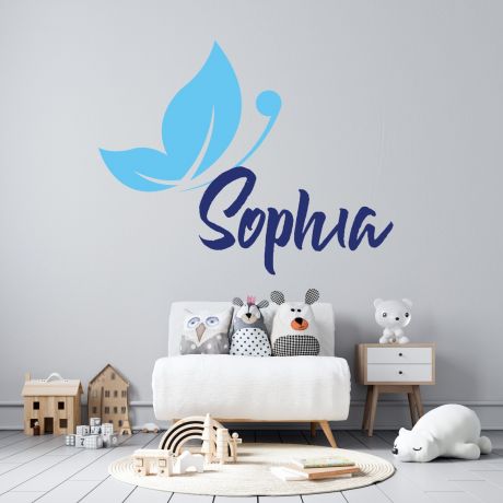 Customized Girls Name Wall Stickers for Children Room 