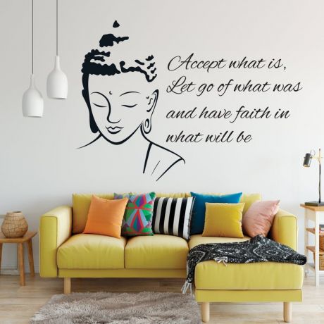 Buddha Wall Art Stickers, Buddha Wall Art Decal