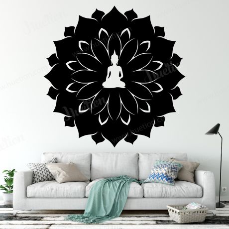 Wall Decal Buddha Statue Wall Art