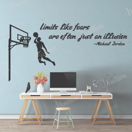 Basketball Wall Stickers Kids Room Home Decor