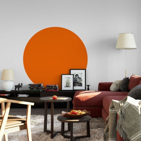 Circle Wall Decal Geometric Wall Decor Abstract Wall Art